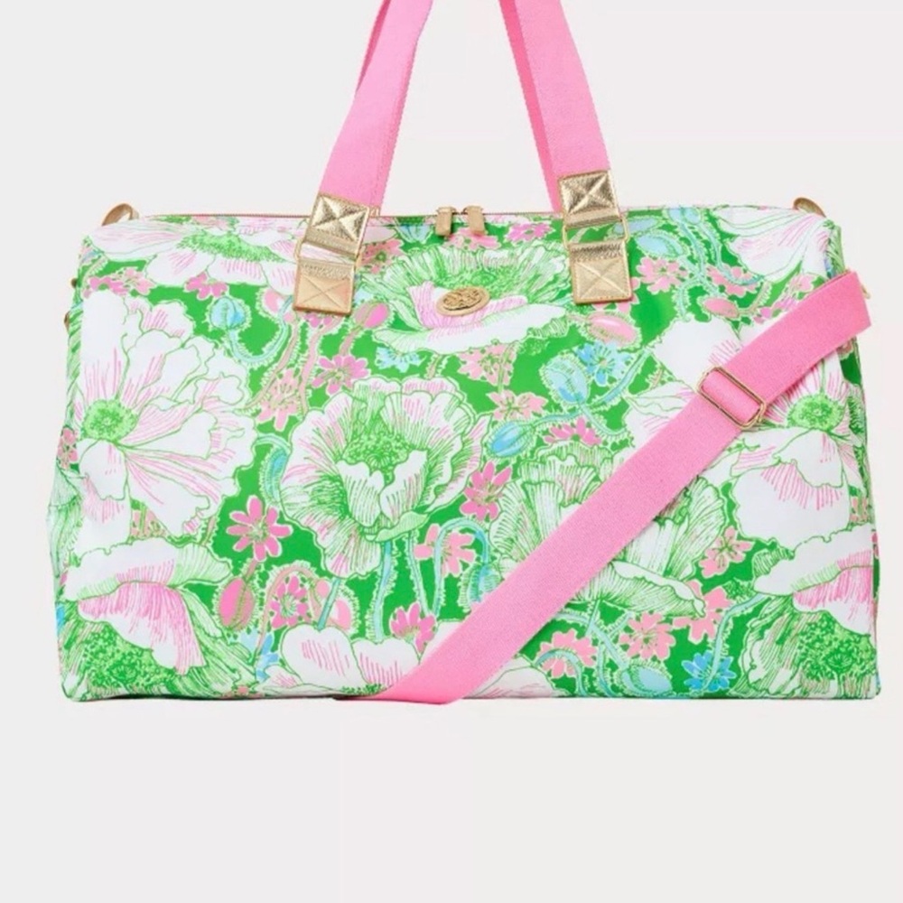 Lilly Pulitzer Travel Luggage Set NEW Poppyland print - Picture 3 of 5